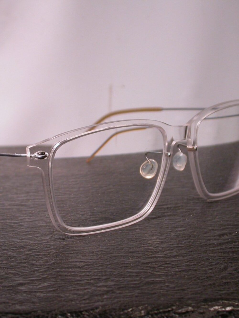 Lindberg Crystal Clear Wire Titanium Eyeglasses Frames Made in Denmark